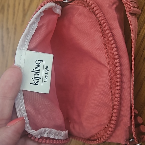 Kipling Eldorado Classic Crossbody Bag in dusty rose pink - Picture 8 of 13